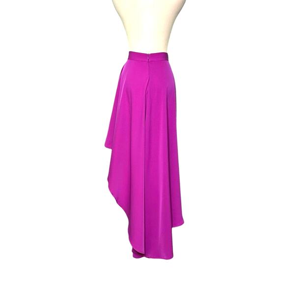 Fuchsia asymmetrical hi low skirt size Small - Picture 2 of 10